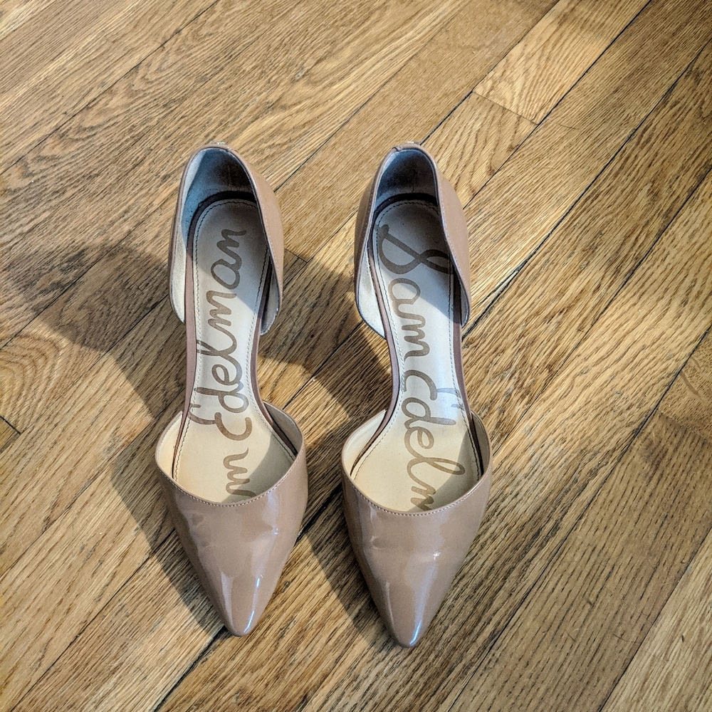 Sam Edelman Tesla pumps in evening sand - size 6